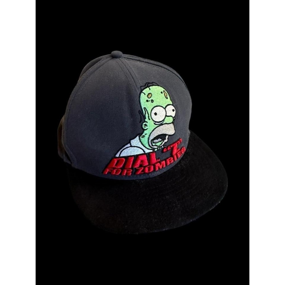 Dial Z For Zombies Homer Simpson's Hat New Era Sz 7 1/8 Treehouse Of Horrors - Picture 5 of 8